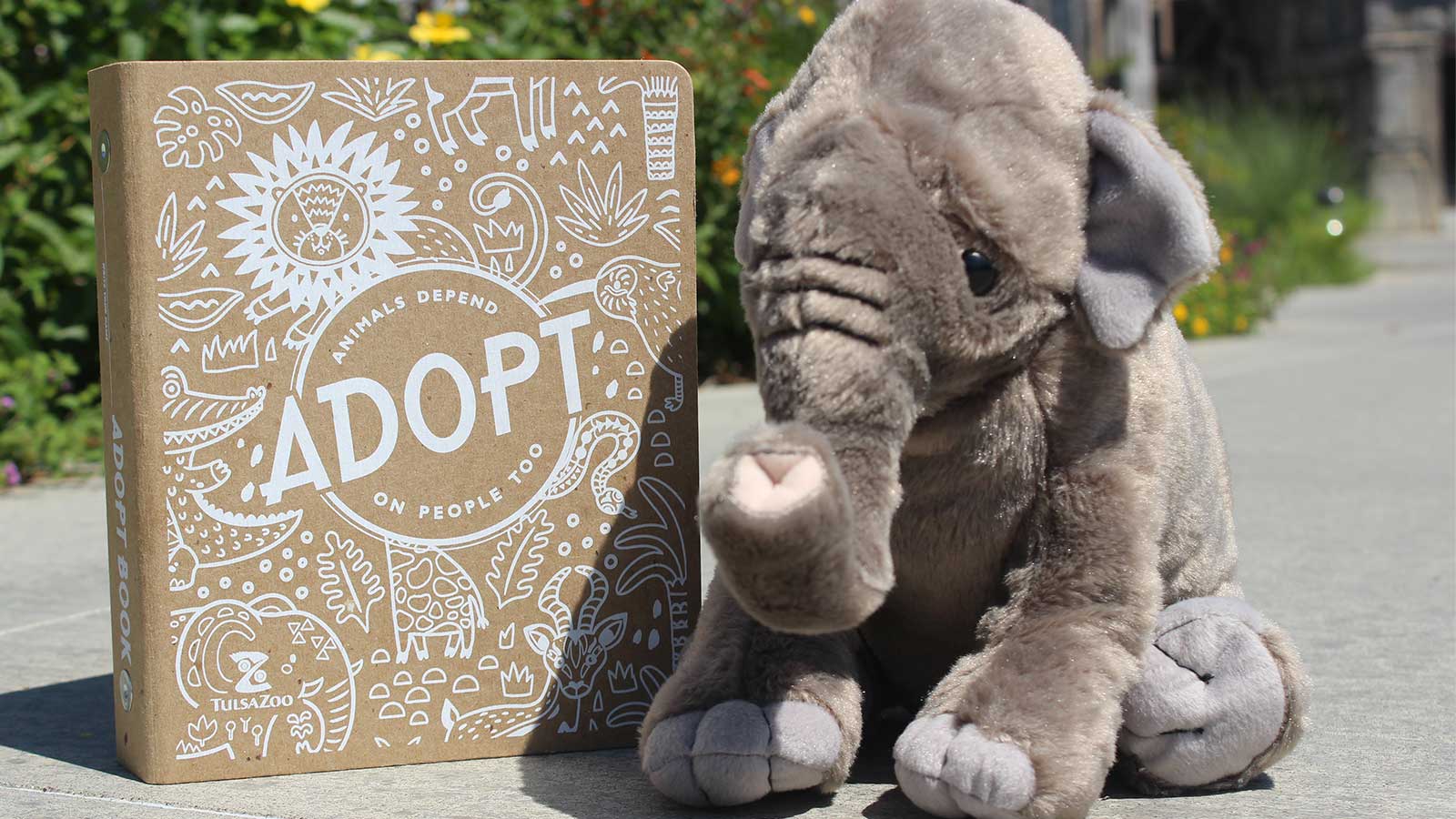 ADOPT Asian elephant plush toy