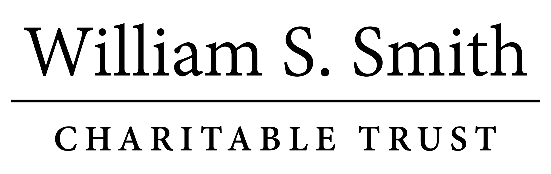 William S Smith Charitable Trust Logo Black-01